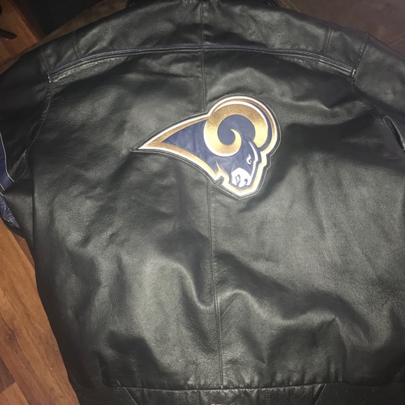 NFL Rams Leather Jacket - Picture 4 of 5